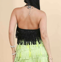 Load image into Gallery viewer, Rhinestone Fringe Top/Vest
