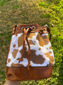 Cow Print Mini Bag