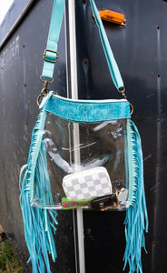 Clear Fringe bag