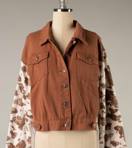 Fringe Jacket Rust