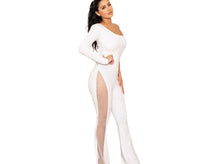 Load image into Gallery viewer, Rhinestone Jumpsuit (White)
