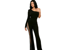 Load image into Gallery viewer, Rhinestone Jumpsuit (Black)
